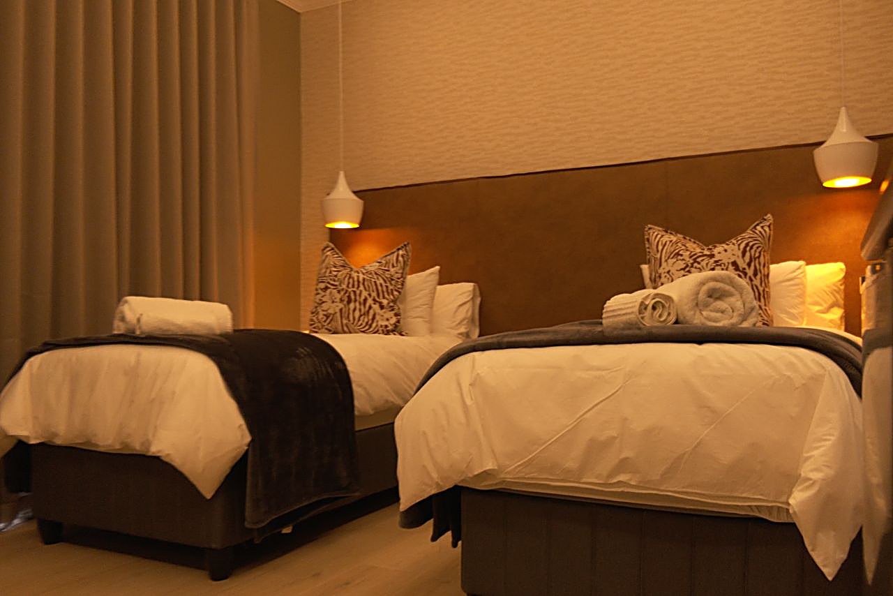 A twin en-suite room